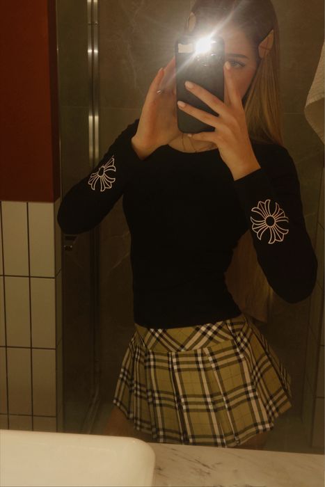 Міні юбка/ спідниця в клітинку Burberry