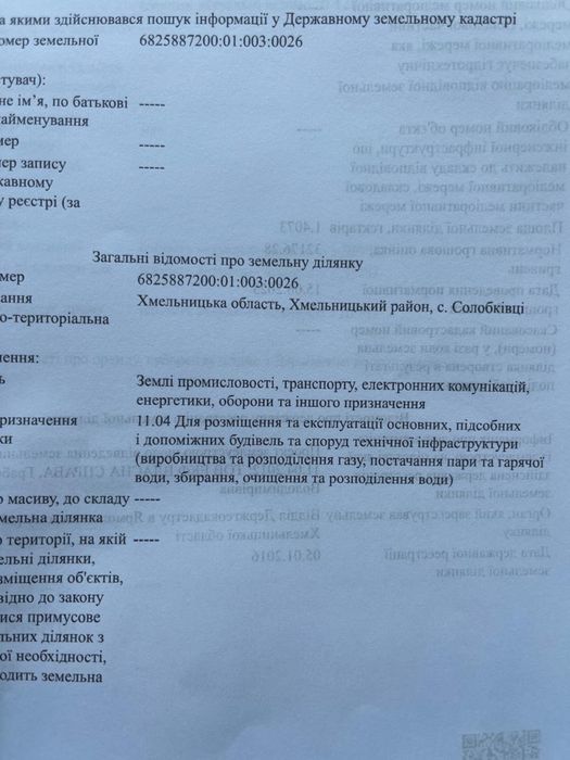 Фасад чудова земельна ділянка комерційного призначення