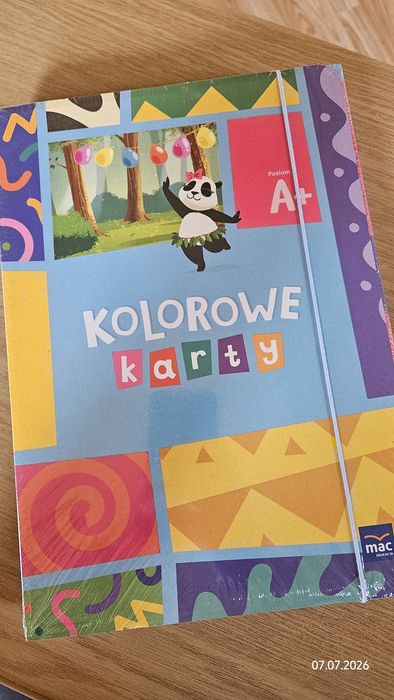 Kolorowe karty, poziom A+. Zestaw edukacyjny dla przedszkolaka