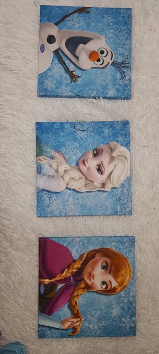 Obrazki na ścianę kraina lodu