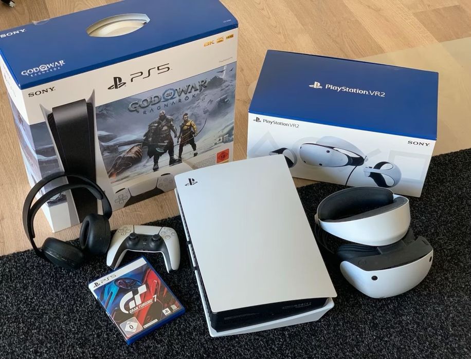 Konsola Playstation 5 PS5 825GB + Playstation VR2 + Gry
