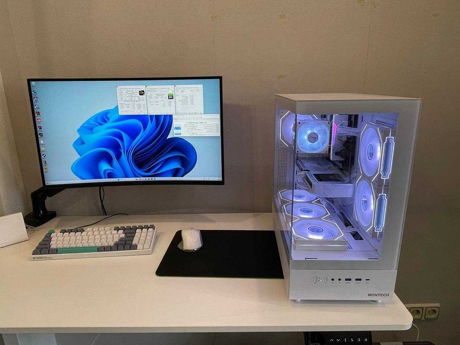 Игровой компьютер AMD Ryzen 5 8400F 32 gb DDR 5 RTX 4060 8 gb ssd 1 TB