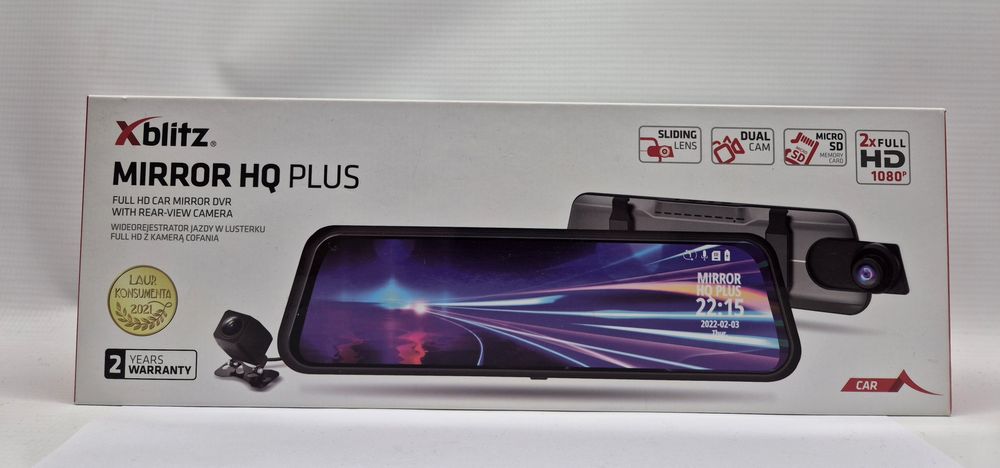 Wideorejestrator XBLITZ Mirror HQ PLUS, Komis Jasło Czackiego