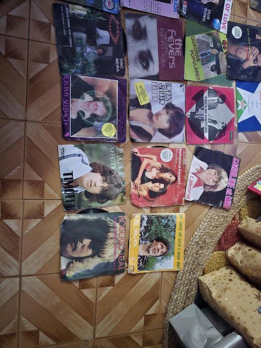 Discos de vinil antigos