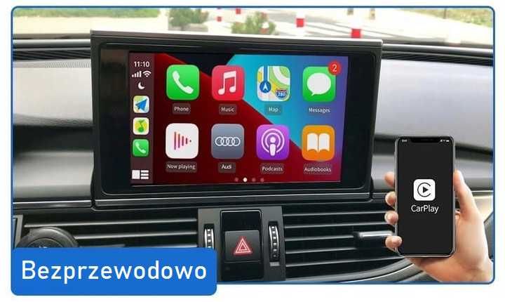 Audi CarPlay Android Auto Bezprzewodowo VAG VW Skoda Seat Porsche MAPY