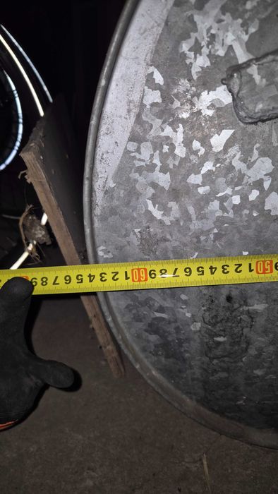 Beczka stalowa ocynkowana BR-10a Inofama 1000l na wodę transport