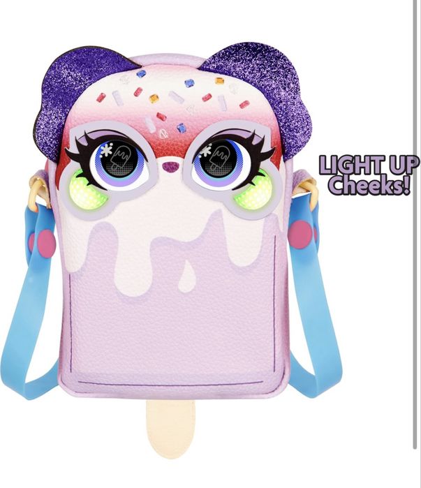 Purse Pets, Treat Yo Self Pupsicle Interactive Pet Toy & Crossbody Bag