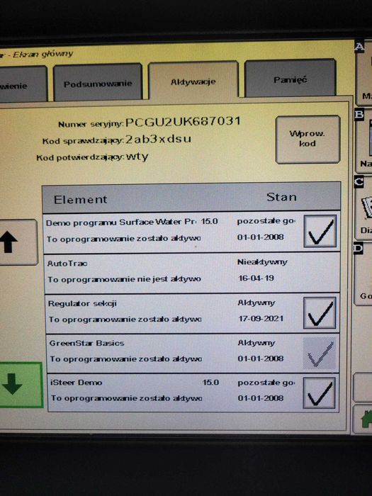 John deere Green star 2630 john deere nawigacja gps