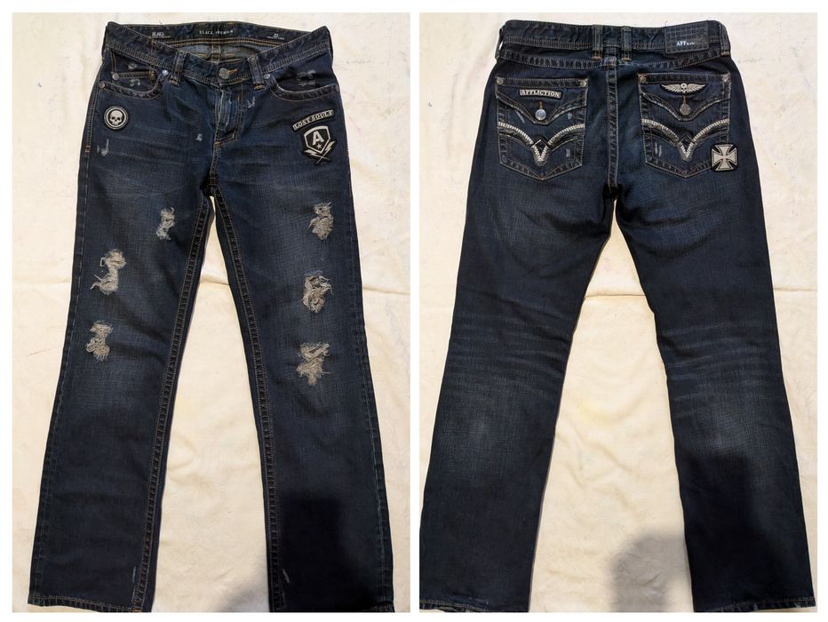 Affliction джинсы 32/33