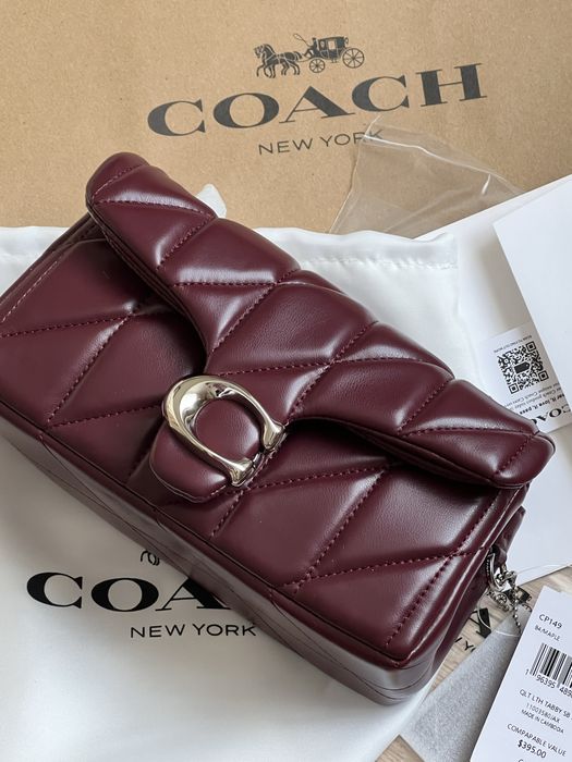 Сумка Coach Tabby 20 марсала