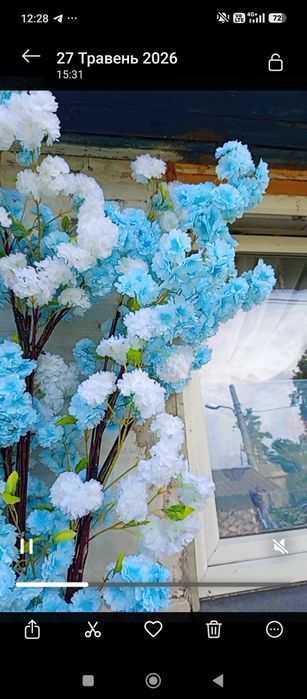 Сакура, квіти преміум якості, ручної роботи