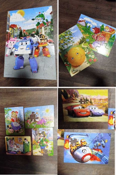 Різні дитячі пазли