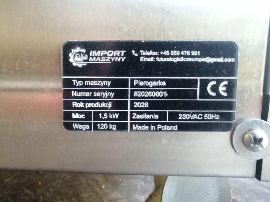 POLSKA Pierogarka do restauracji i cateringu | 4800 szt/h | Wysyłka w cenie