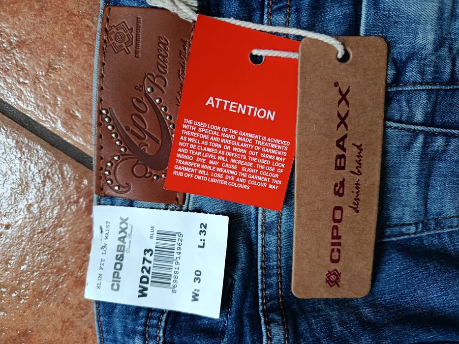 Cipo Baxx Spodnie jeansowe damskie nowe rozm. M - W30 L32