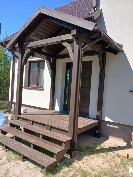 Zadaszenia-Konstrukcje drewniane