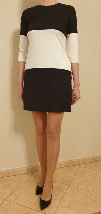 Czarno-biała Sukienka Roz. 36