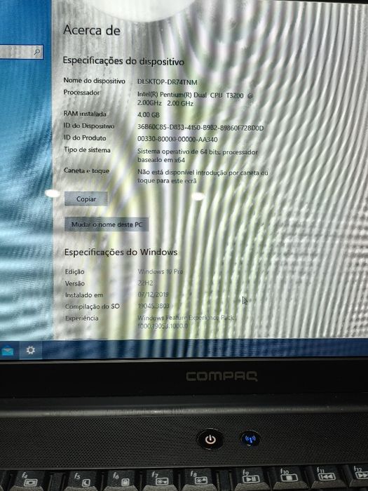 Portátil Compaq Presario CQ60
