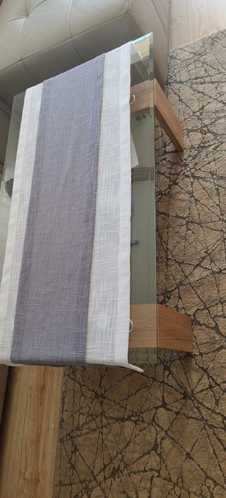 Stolik kawowy 60 x100 cm szko hartowane i dąb sonoma