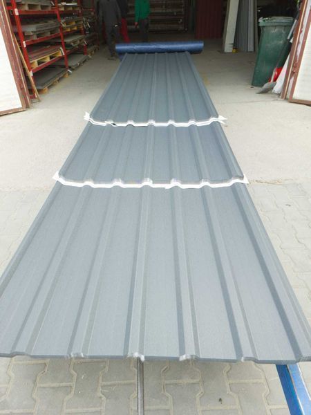 T18, Blacha trapezowa grafitowa 7016!  NA WYMIAR!