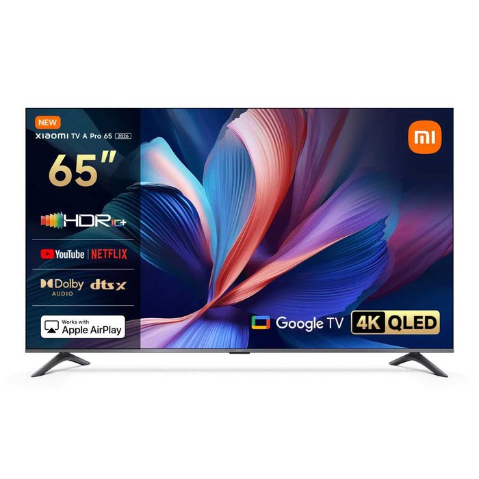 Nowy 65 cali QLED Telewizor Xiaomi TV A Pro 65 2026 QLED 4K Google TV DVB-T2 Gwarancja 2 lata