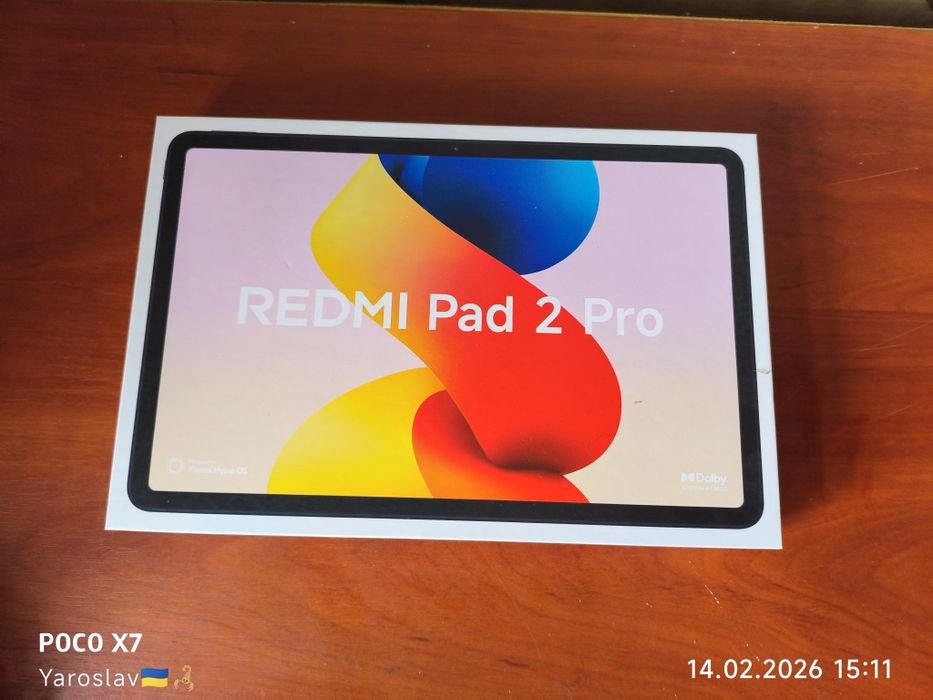 Планшет Redmi pad 2 pro,6/128