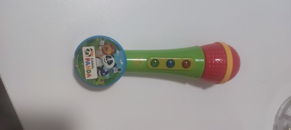 Microfone do panda com musica