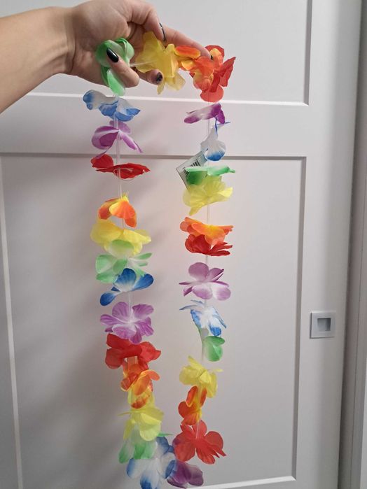 Naszyjniki 16 szt. kwiaty hawajskie na imprezę przebranie wesele