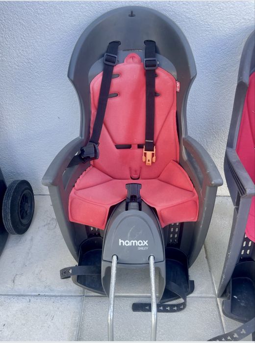 HAMAX Smiley — Cadeirinha de bicicleta traseira para criança