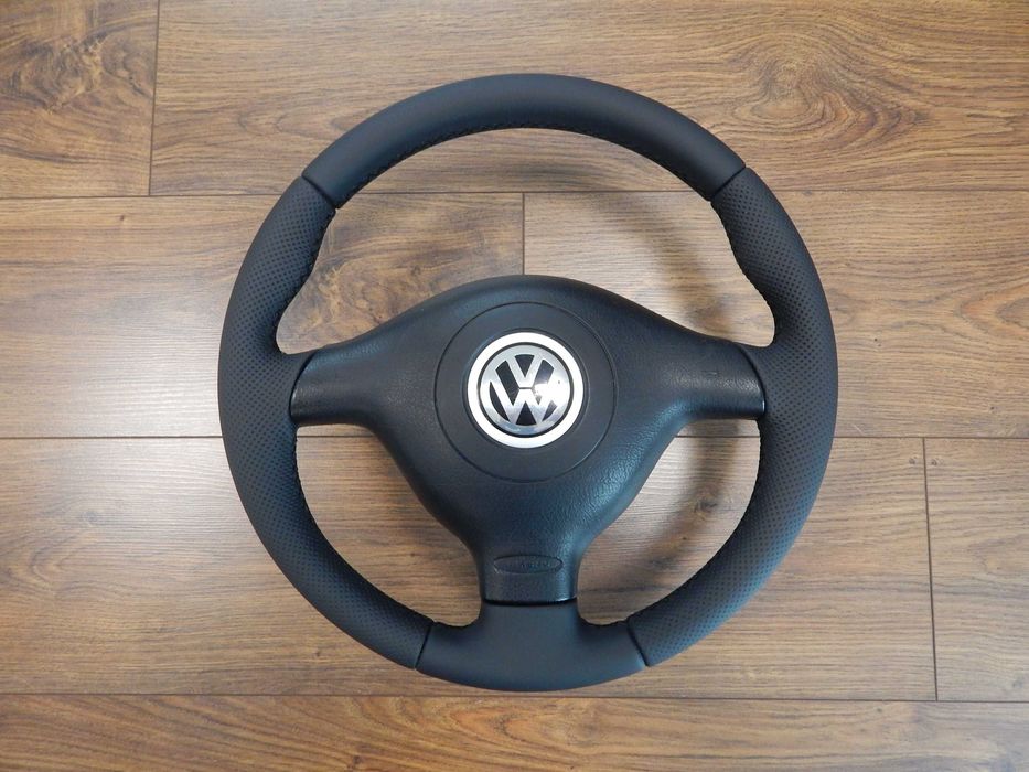 Kierownica + poduszka VW Golf IV Passat B5 Bora nowa skóra