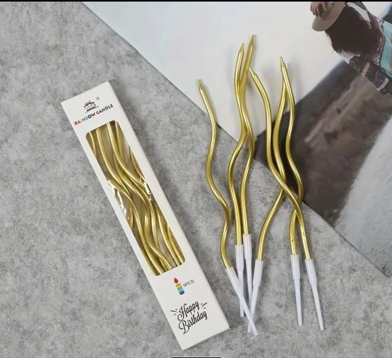 Вигнуті Свічки на День Народження, Декорація для Весілля