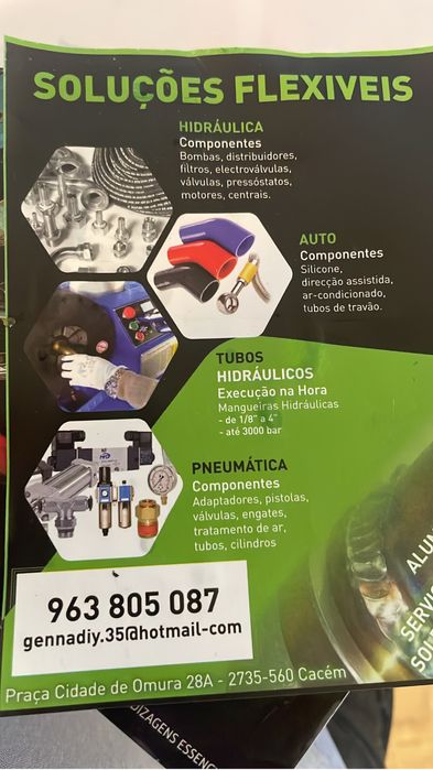 Tubos hidraulicos oficina movel