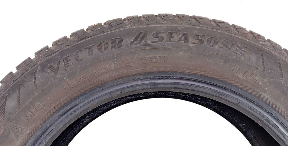 2x 165/60 R14 Goodyear 4s gen2 opony całoroczne 7 mm / montaż kurier