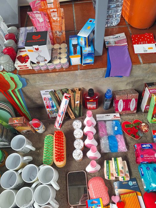 Produtos variados novos