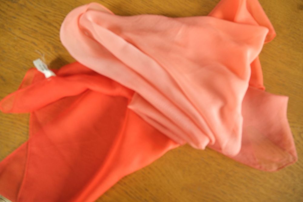 Laura Ashley chusta apaszka 100% jedwab