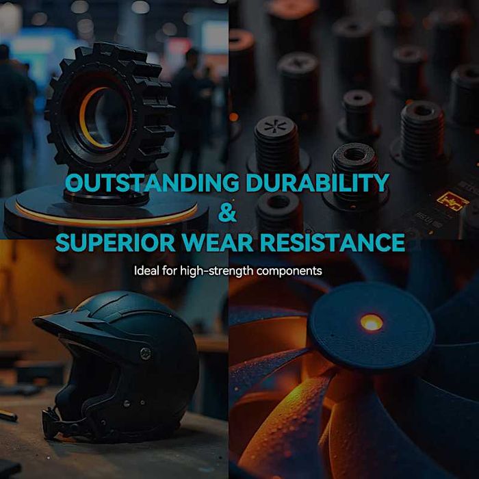 Sunlu Нейлон PA12-CF армований вуглеволокном для 3D друку 1кг