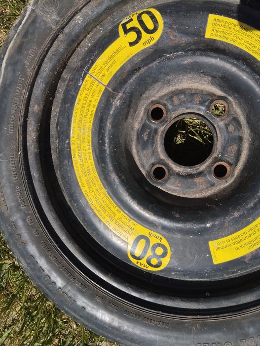 Koło dojazdowe, dojazdówka Michelin R15 i Continental R15