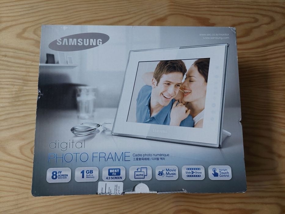 Moldura Digital Samsung Preta