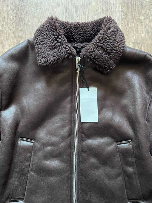 Куртка зі штучної шкіри Zara (p. XL): 2 000 грн. - Кожаные куртки