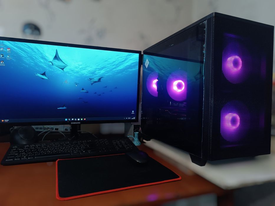 ТОП! Новий комп'ютер AM5 Ryzen 5 8400f DDR5 32Gb RTX 4060 8Gb