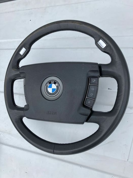 kierownica bmw e65 735i v8 szara poduszka airbag multifunkcja