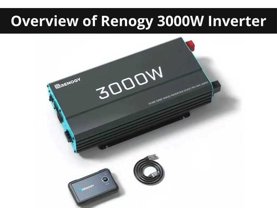 Przetwornica napięcia RENOGY  12V/230V/ - 3000W / 6000W   Czysty Sinus