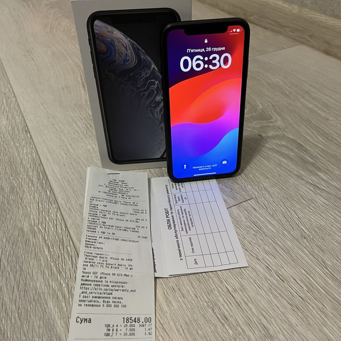 Iphone XR Black 64 GB