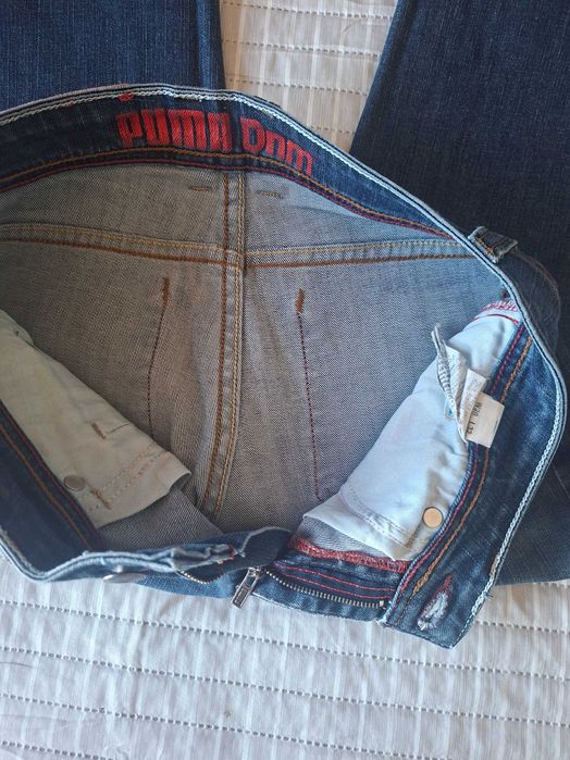 Dżinsy jeansy Puma ciemnoniebieskie 26/32