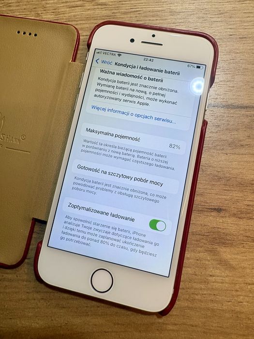 Apple Iphone 8 64GB kondycja baterii 82%