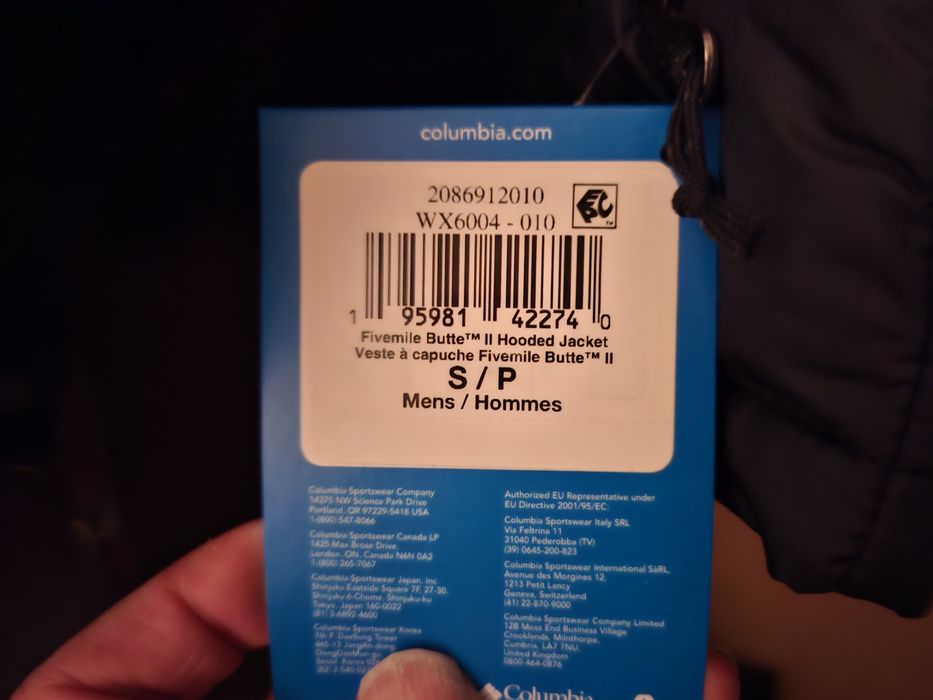 Kurtka zimowa Columbia rozmiar s nowa z metkami