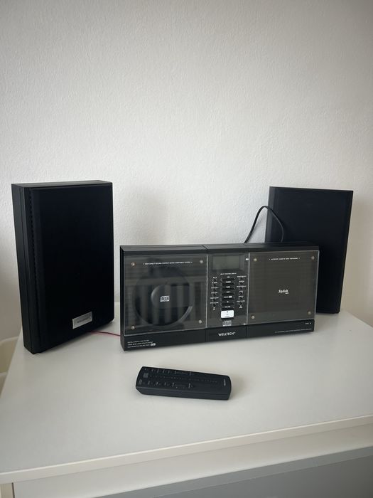 Rádio CD e cassete Welltech