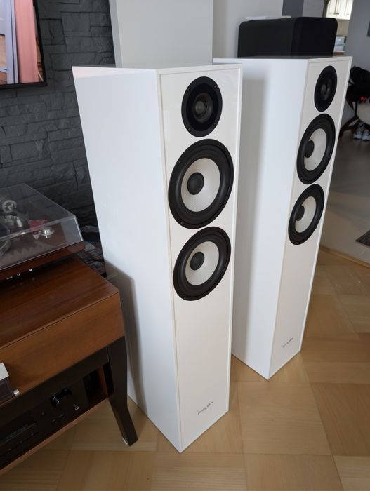 Kolumny Podłogowe Pylon Audio Pearl 25 | Biała Perła | Stan Idealny, Gwarancja..