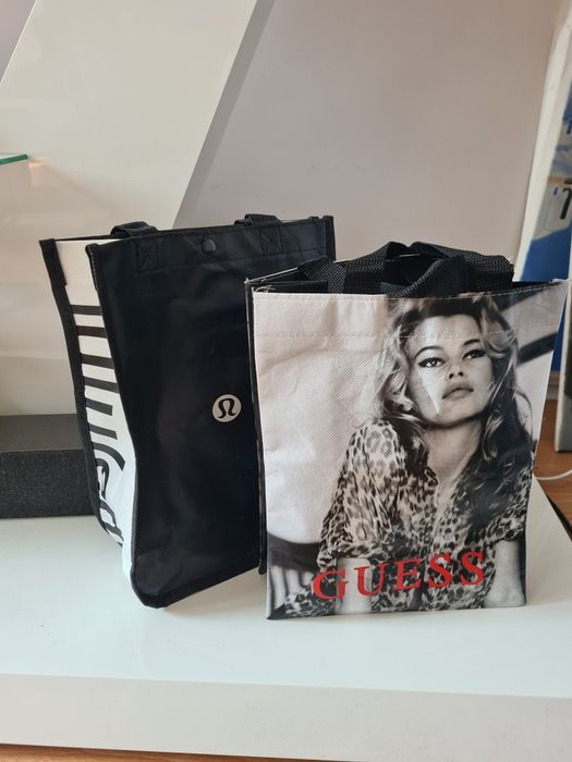 Guess lululemon torby zakupowe materiałowe