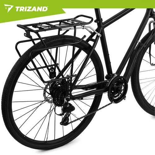 Велосипедный багажник Trizand до 25 кг для велосипеда 24–29