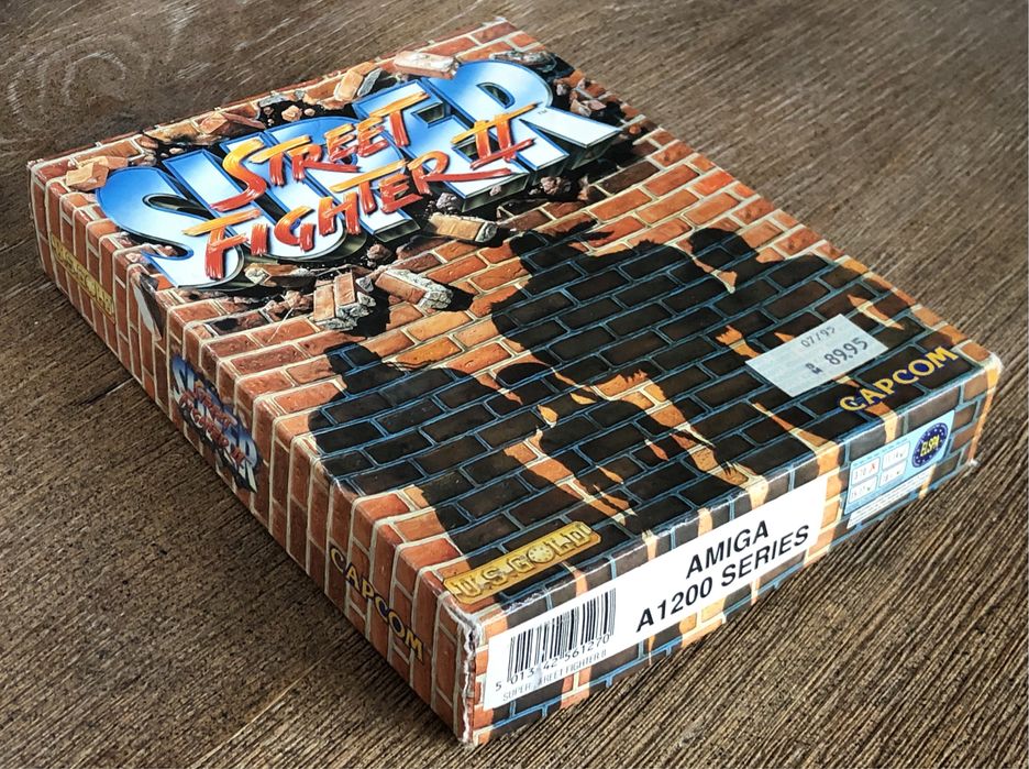 Gra Super Street Fighter II Commodore AMIGA 1200 retro dyskietki BOX